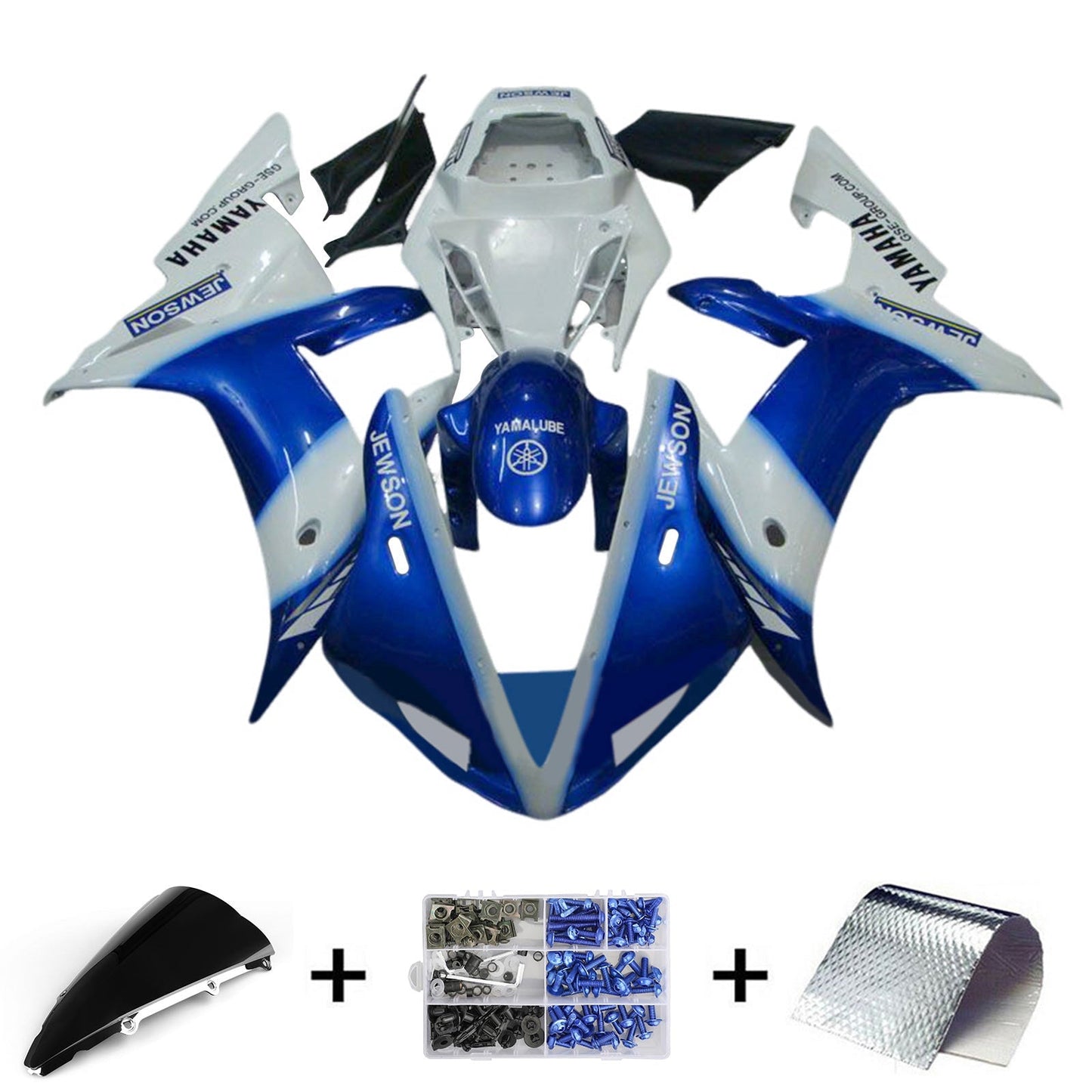 2002-2003 Yamaha YZF 1000 R1 Fairing Kit Bodywork Plastic ABS
