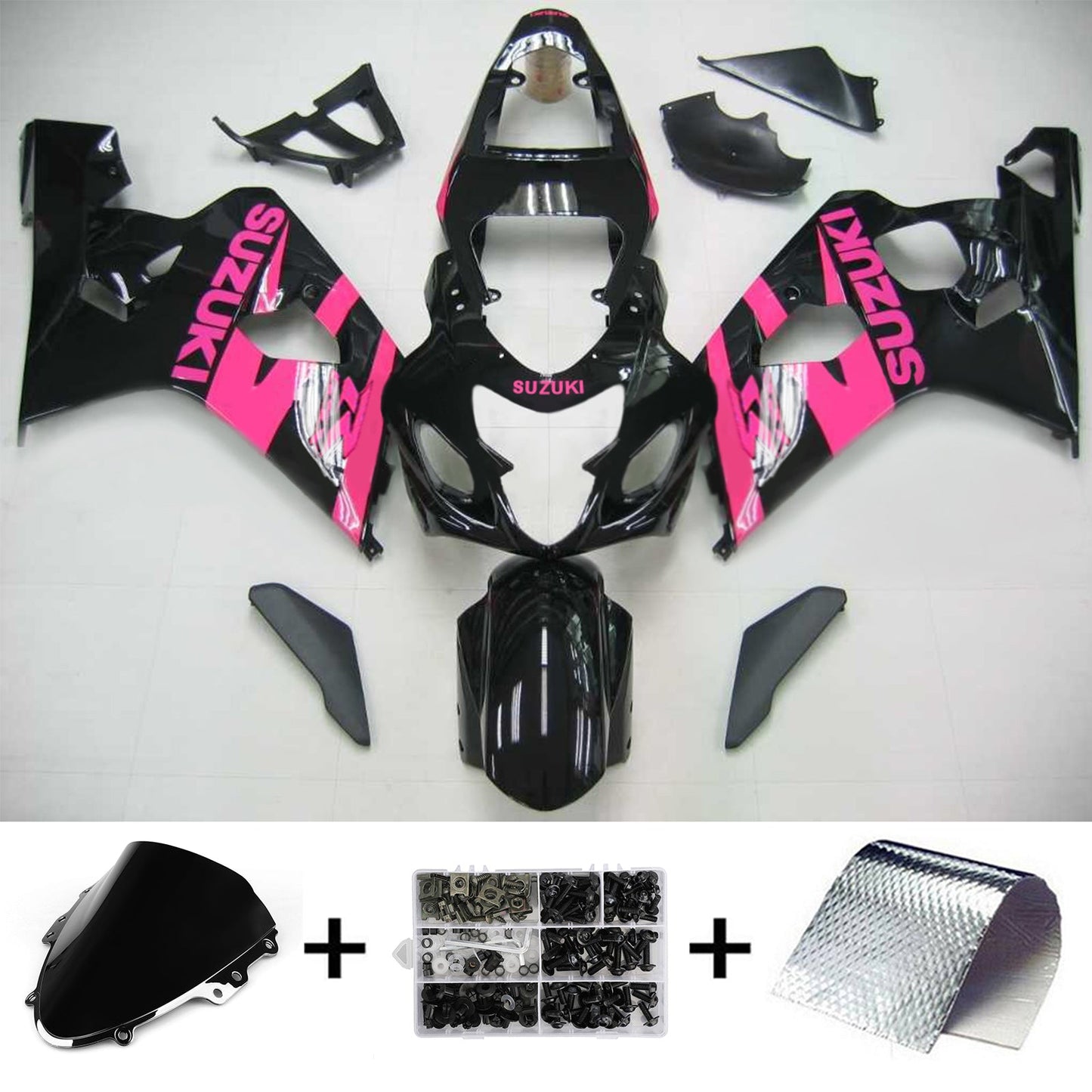 2004-2005 Suzuki GSXR 600/750 Fairing Kit Bodywork Plastic ABS
