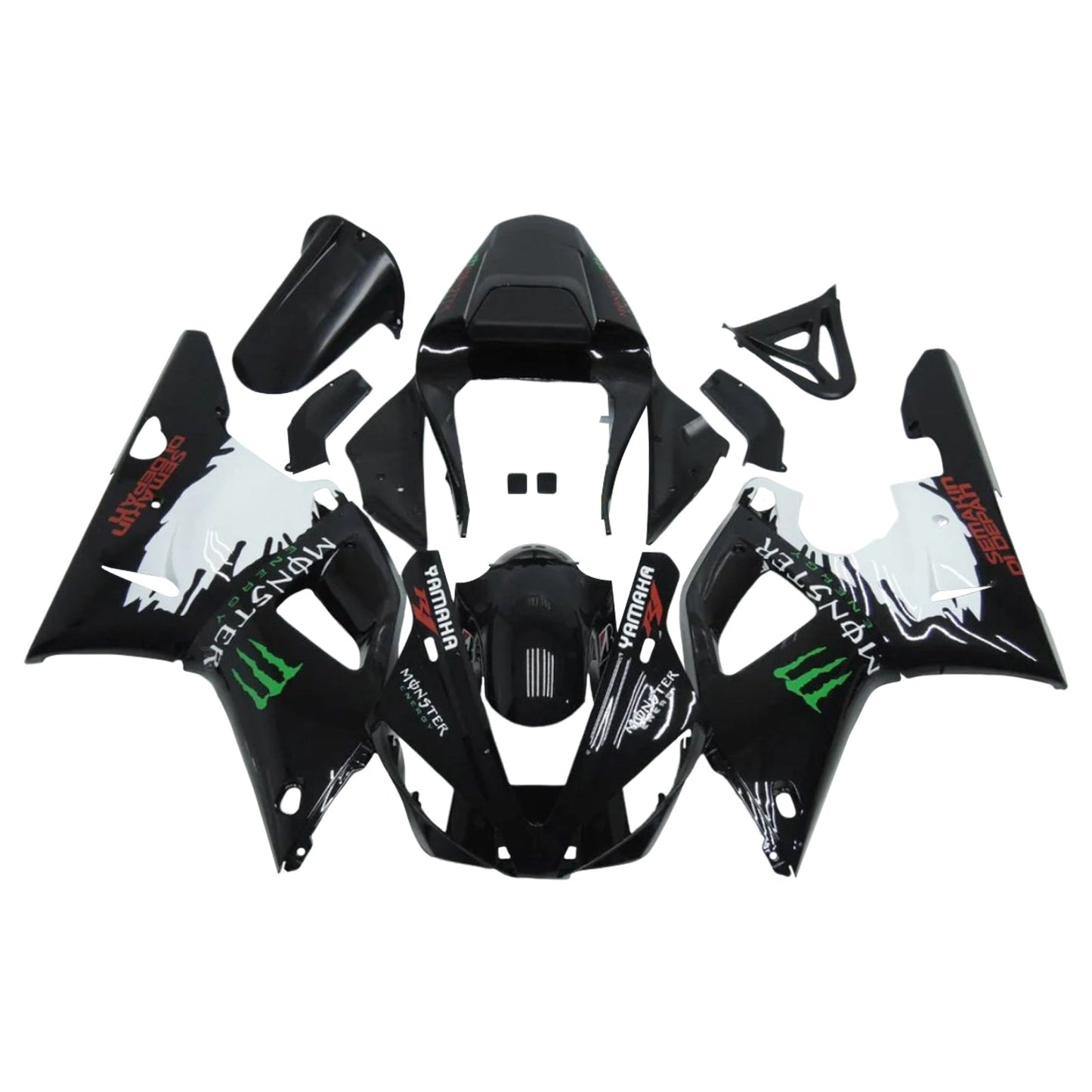 2000-2001  Yamaha YZF 1000 R1 Fairing Kit Bodywork Plastic ABS