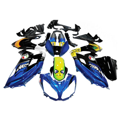 2012-2016 Kawasaki ER6F/Ninja650 Fairing Kit Bodywork Plastic ABS