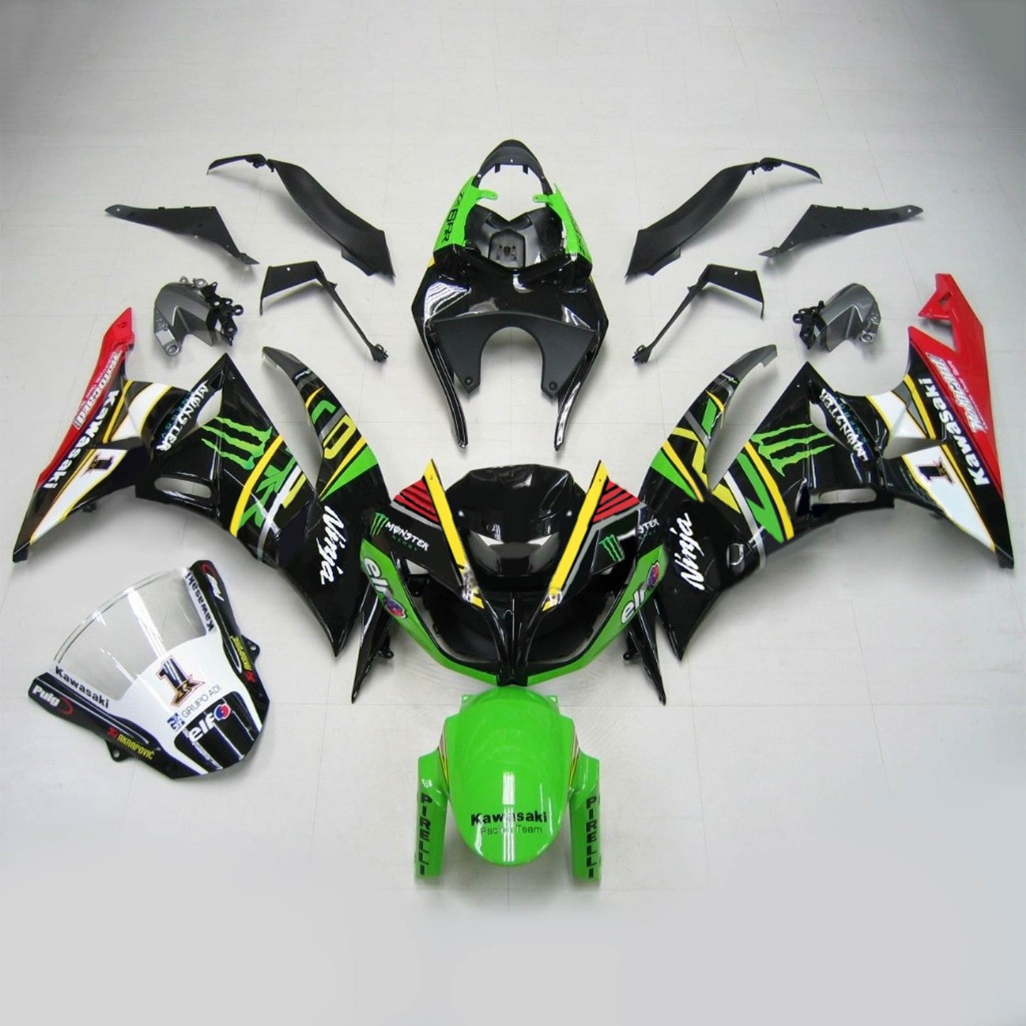 2009-2012 Fairing Kit For Kawasaki ZX6R 636 Generic