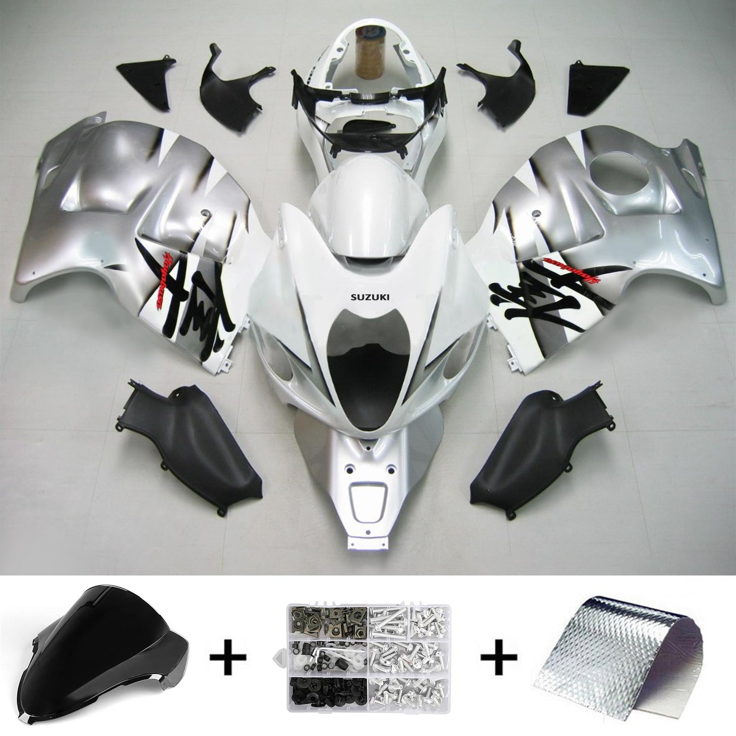1999-2007 Suzuki Hayabusa GSXR1300 Fairing Kit Bodywork Plastic ABS