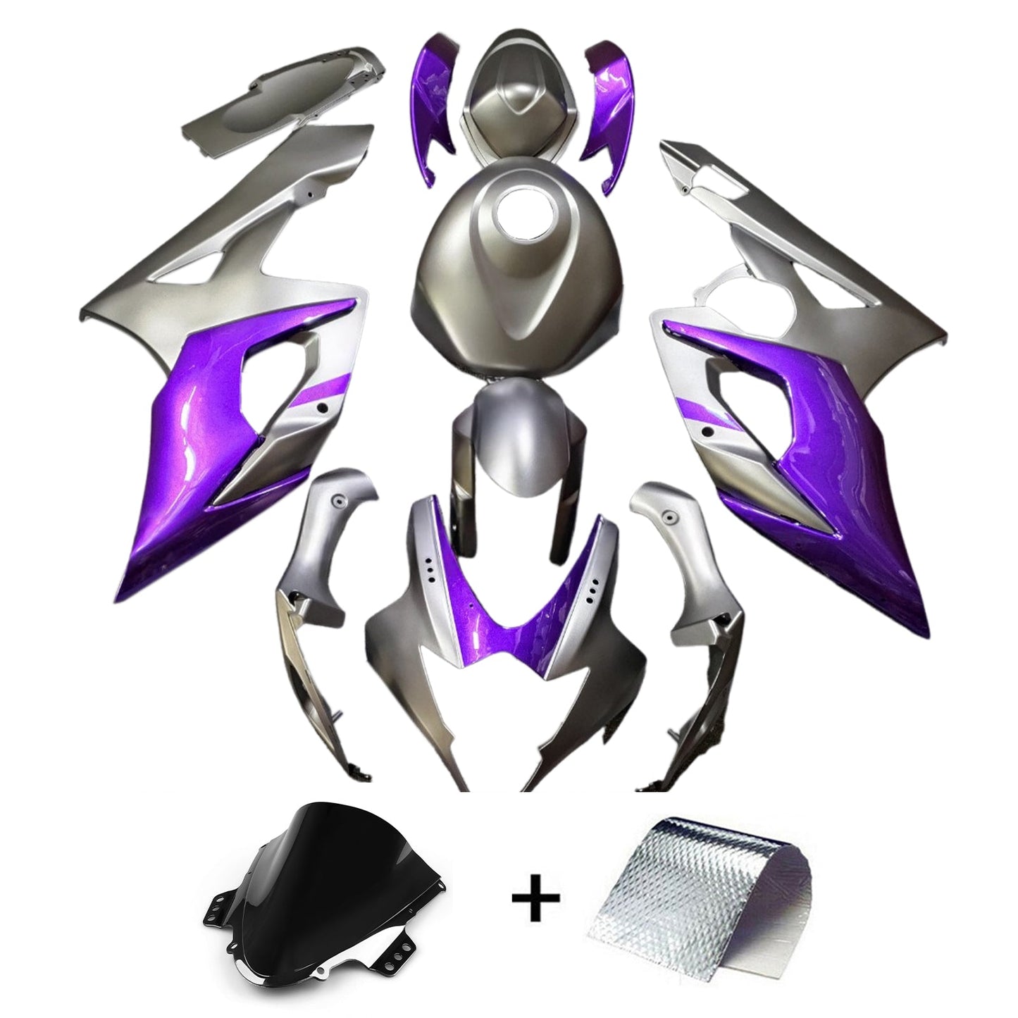 2005-2006 Injection Fairing Kit Bodywork Plastic ABS For Suzuki GSXR1000 K5