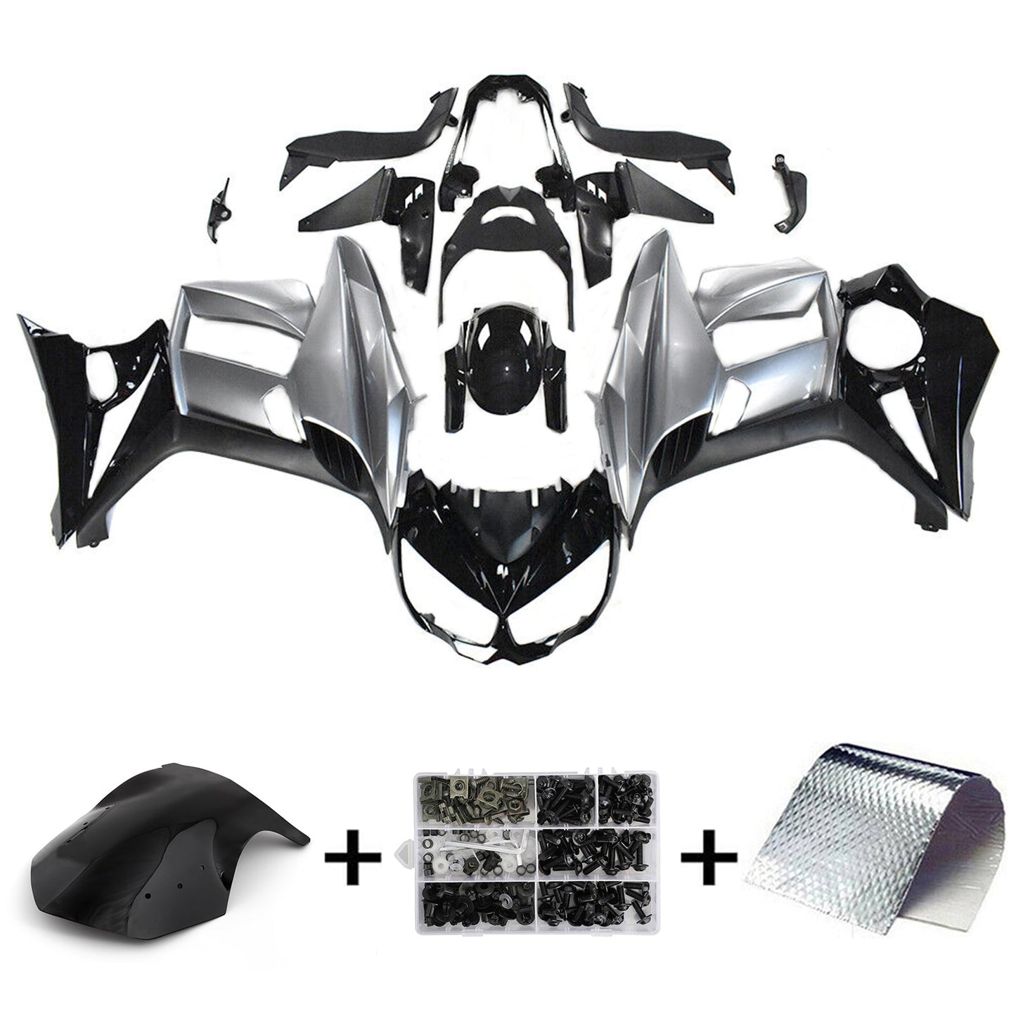 2010-2015 Kawasaki Z1000SX Fairing Kit Bodywork Plastic ABS