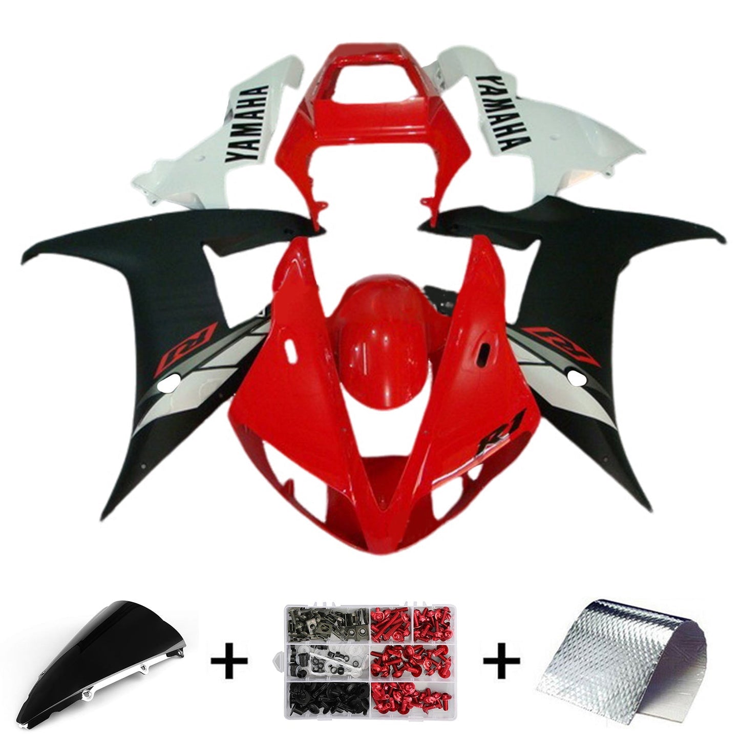 2002-2003 Yamaha YZF 1000 R1 Fairing Kit Bodywork Plastic ABS