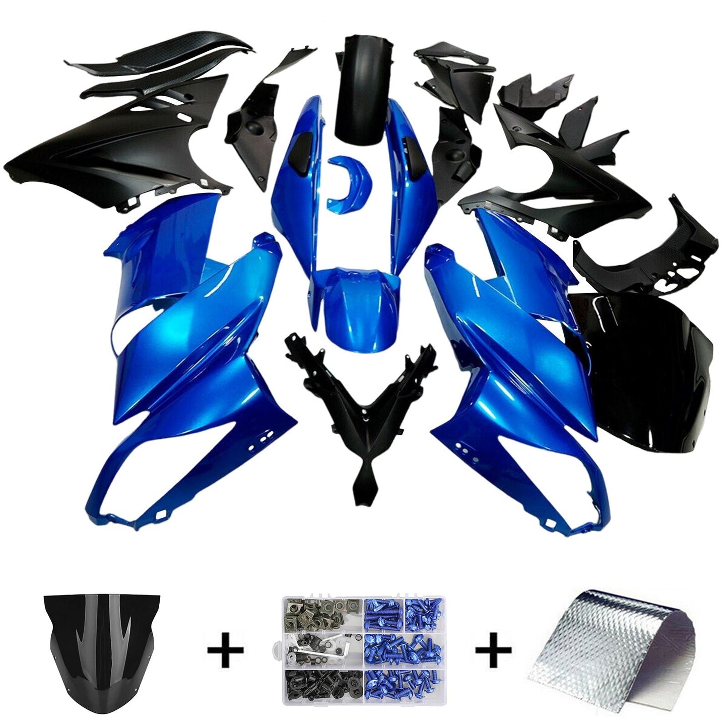 Kawasaki Ninja 650 ER-6F EX650 2009-2011 04# Fairing Kit Plastic
