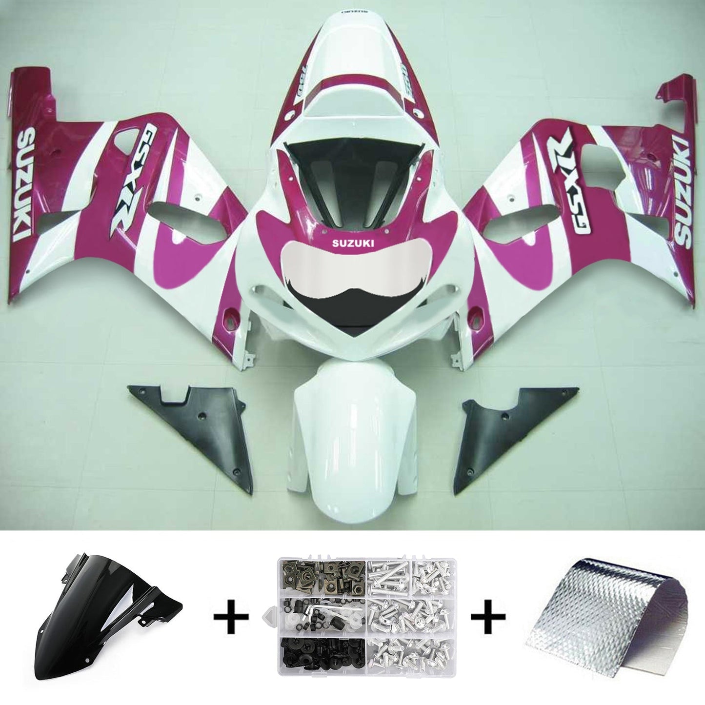 2001-2003 Suzuki GSXR750 Fairing Kit Bodywork Plastic ABS