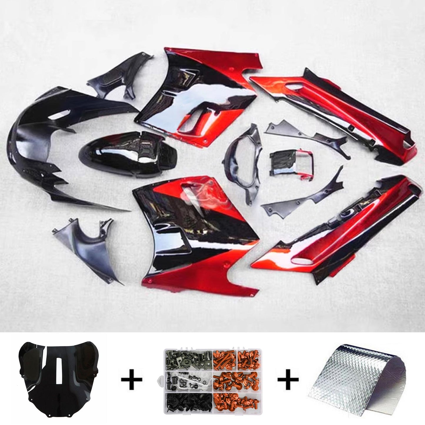 1993-2003 Kawasaki ZZR1100 Fairing Kit Bodywork Plastic