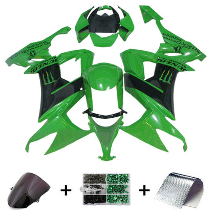 2008-2010 Kawasaki ZX10R Fairing Kit Bodywork Plastic ABS