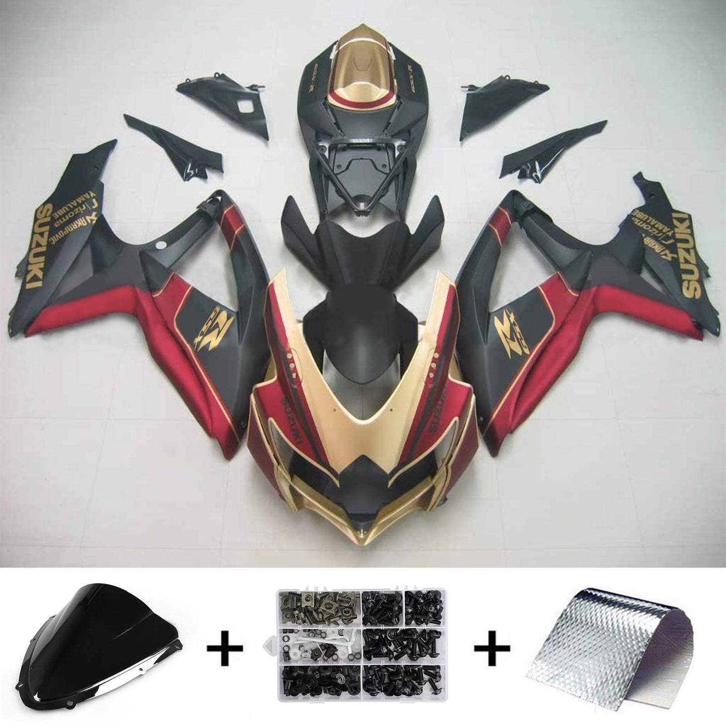 2008-2010 Suzuki GSXR 600/750 K8 Fairing Kit Bodywork Plastic ABS
