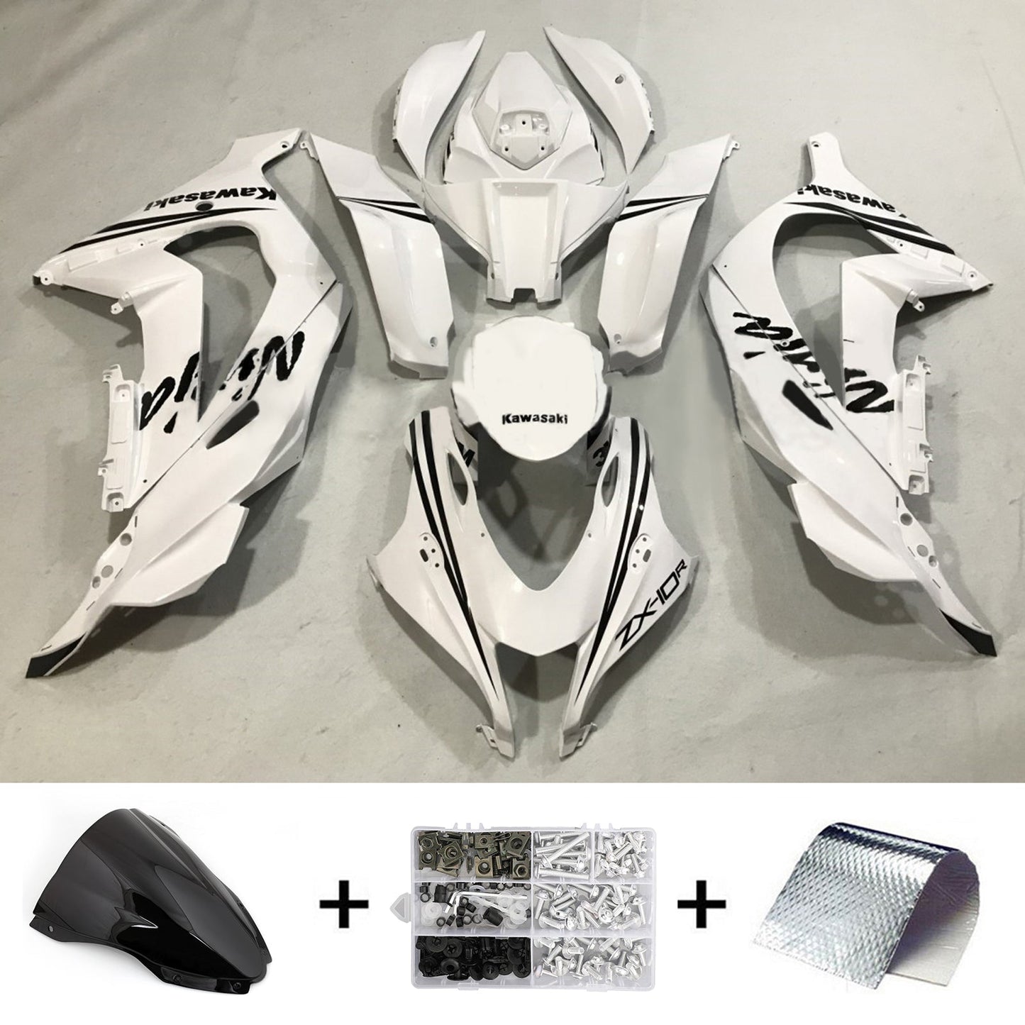 2016-2020 Kawasaki ZX10R Fairing Kit Bodywork Plastic ABS