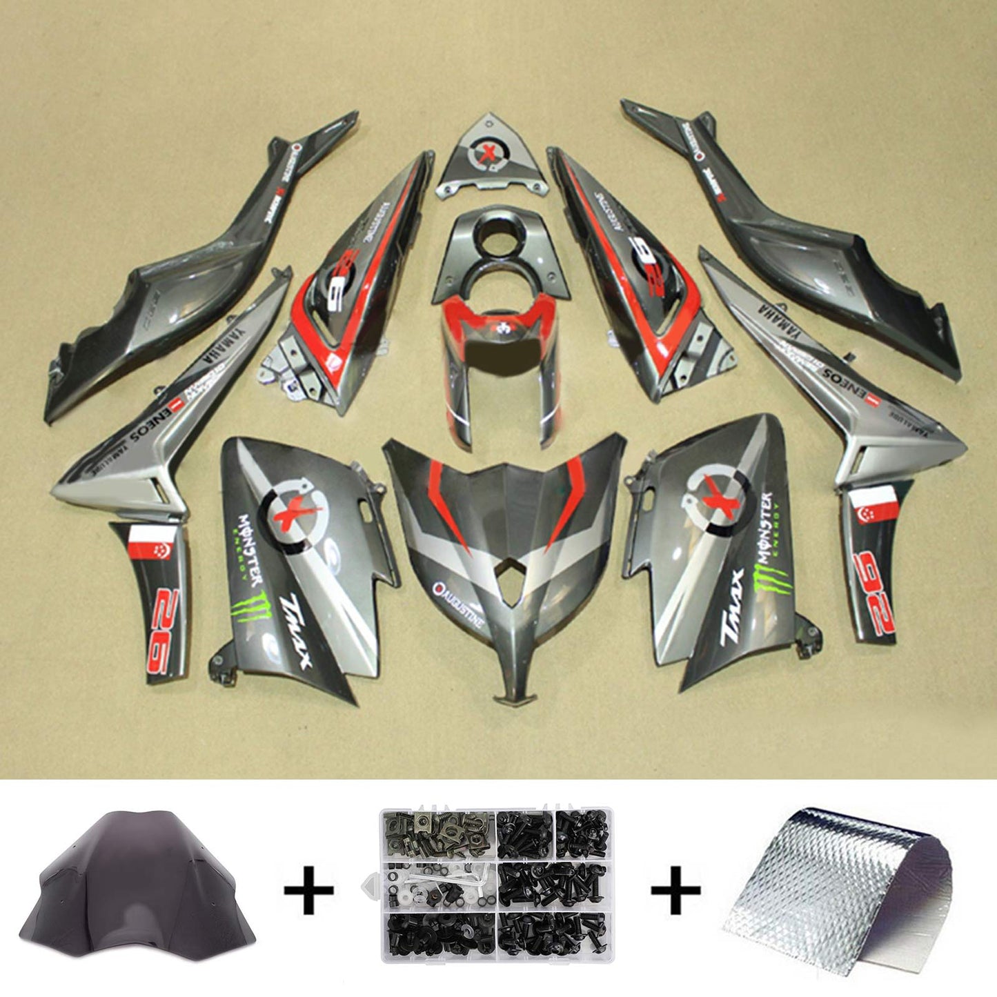 2012-2014 Yamaha T-Max TMAX530 Fairing Kit Bodywork