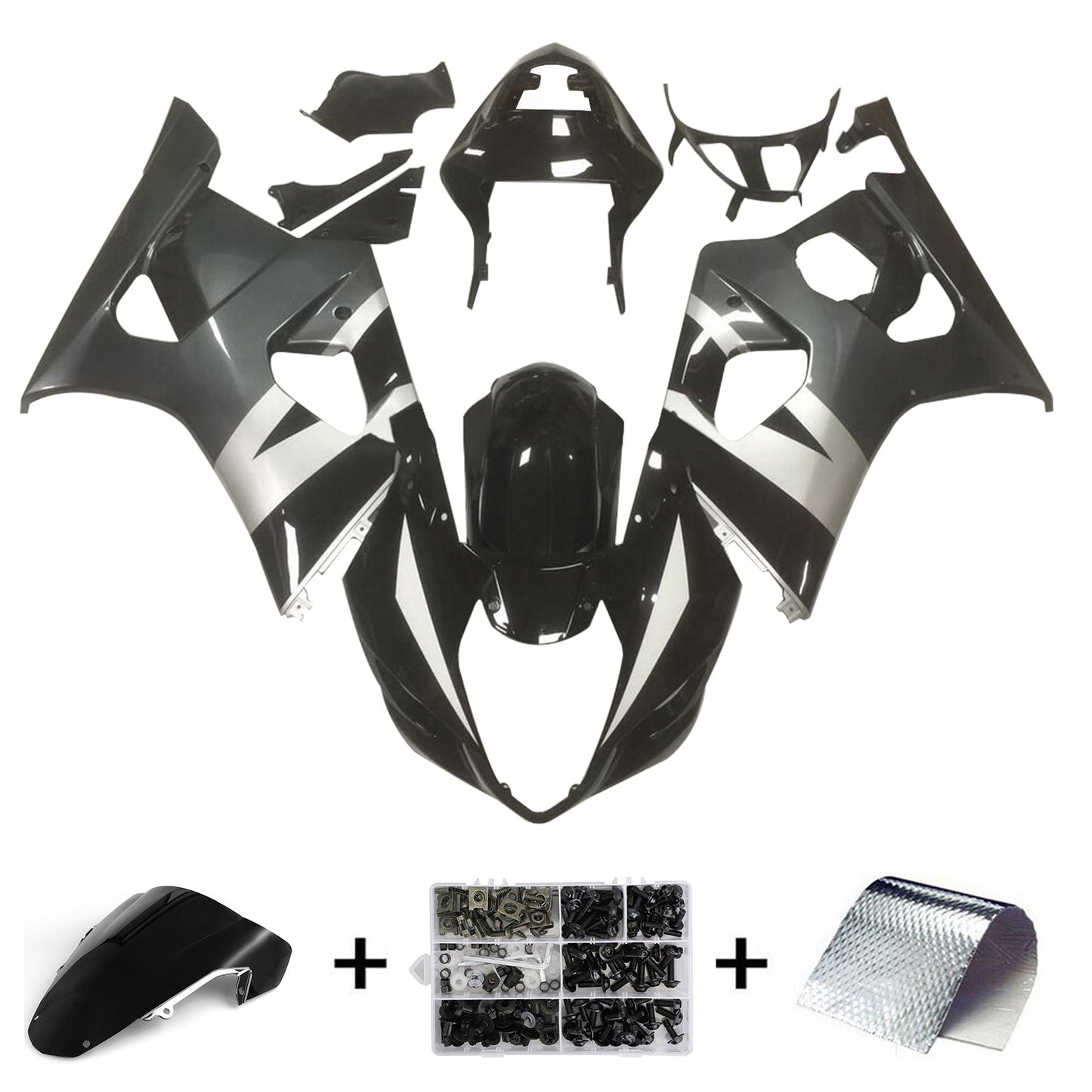 2003-2004 Suzuki GSXR1000 K3 Fairing Kit Bodywork Plastic ABS