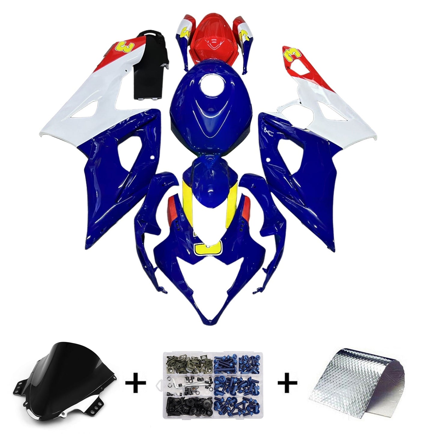 2005-2006 Injection Fairing Kit Bodywork Plastic ABS For Suzuki GSXR1000 K5
