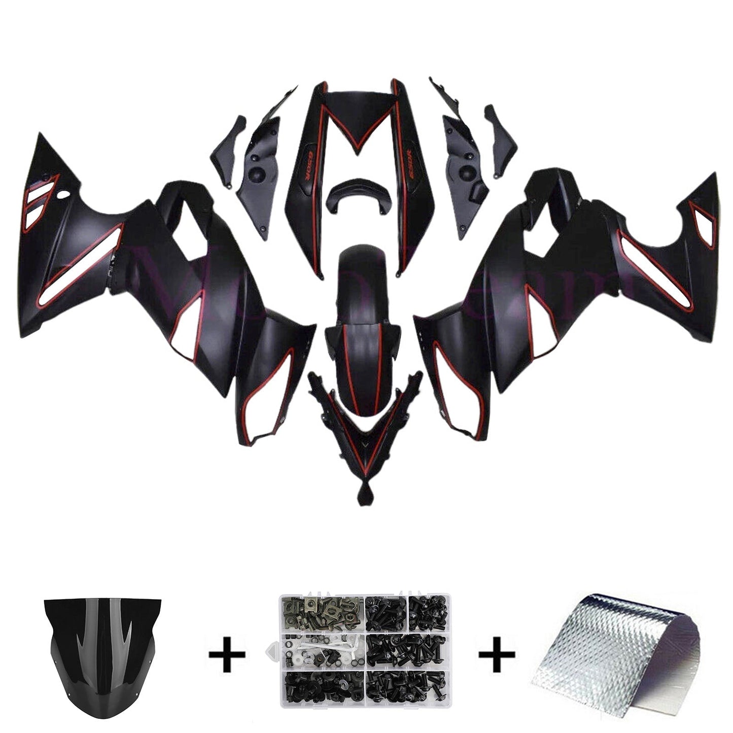 2009-2011 Kawasaki Ninja 650 ER-6F EX650 04# Fairing Kit Plastic