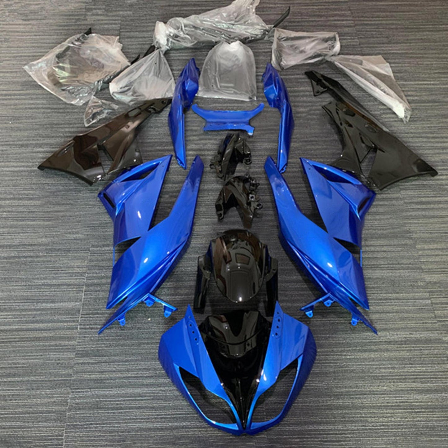 2009-2012 Kawasaki ZX6R 636 Fairing Kit Bodywork Plastic ABS