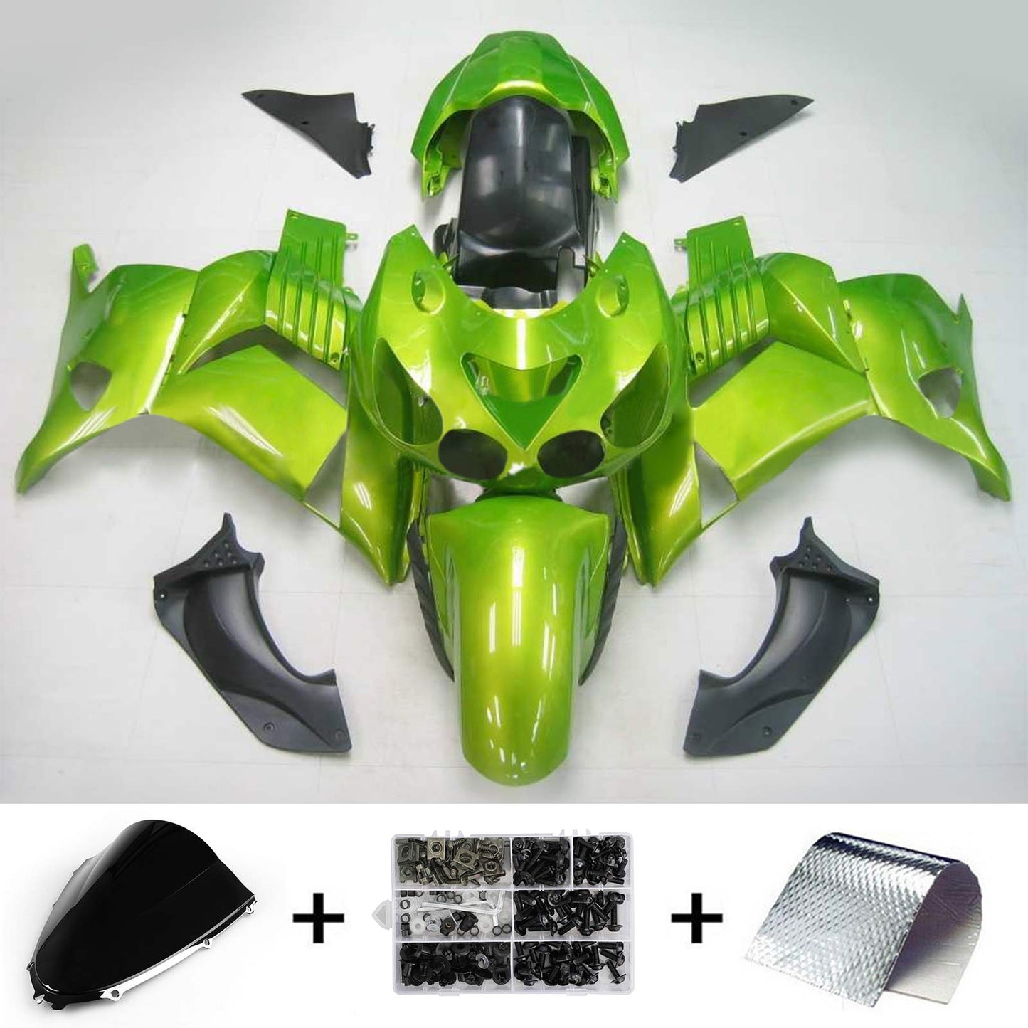 2006-2011 Kawasaki ZX14R Fairing Kit Bodywork Plastic ABS