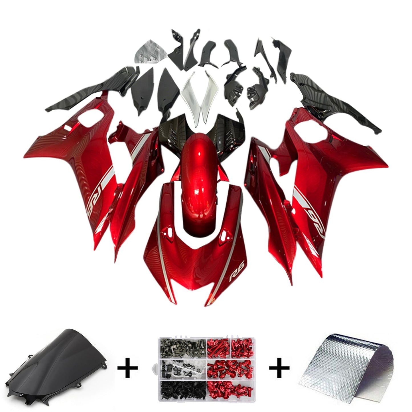 2017-2023 Yamaha YZF-R6 Fairing Kit Bodywork Plastic ABS