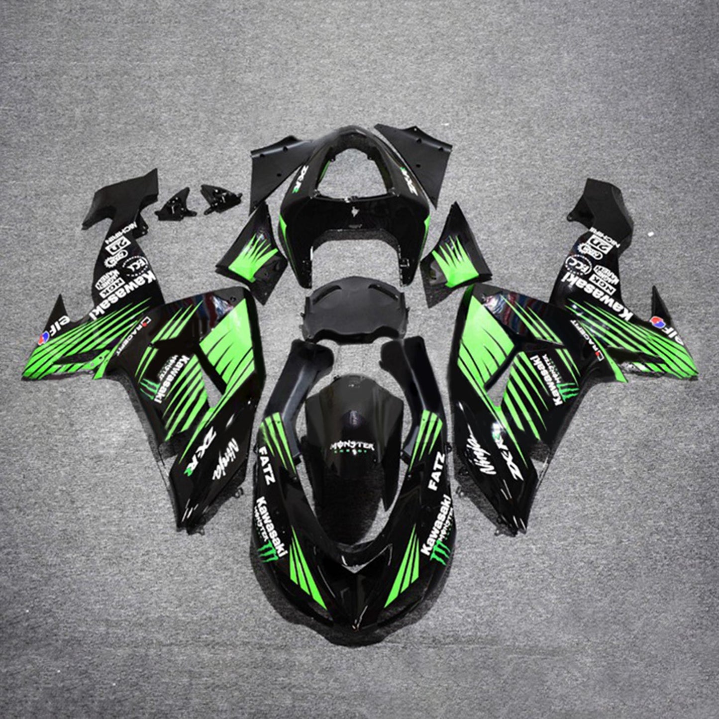 2006-2007 Kawasaki ZX10R Fairing Kit Bodywork Plastic ABS
