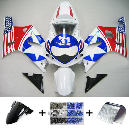 2001-2003 Suzuki GSXR750 Fairing Kit Bodywork Plastic ABS