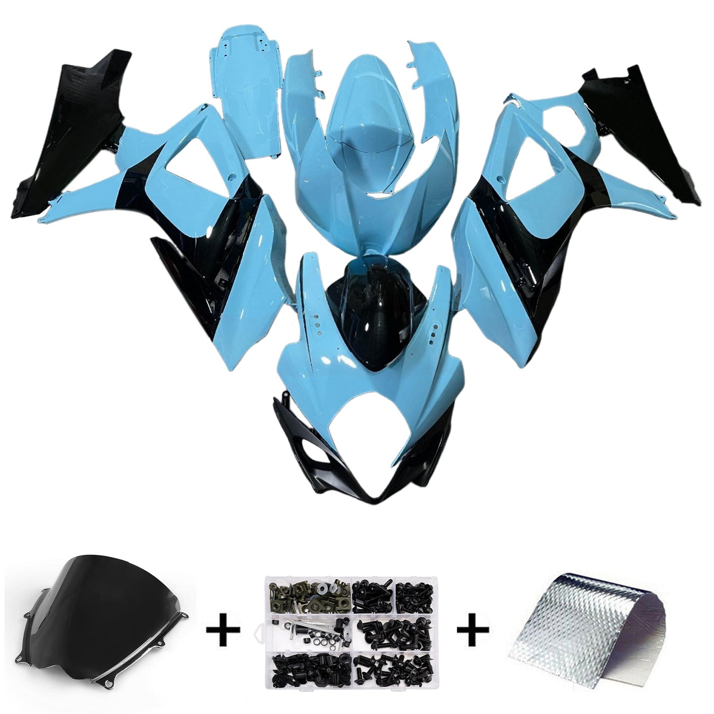 2007-2008 Injection Fairing Kit Bodywork Plastic ABS For Suzuki GSXR1000 K7