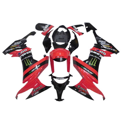 2008-2010 Kawasaki ZX10R Fairing Kit Bodywork Plastic ABS