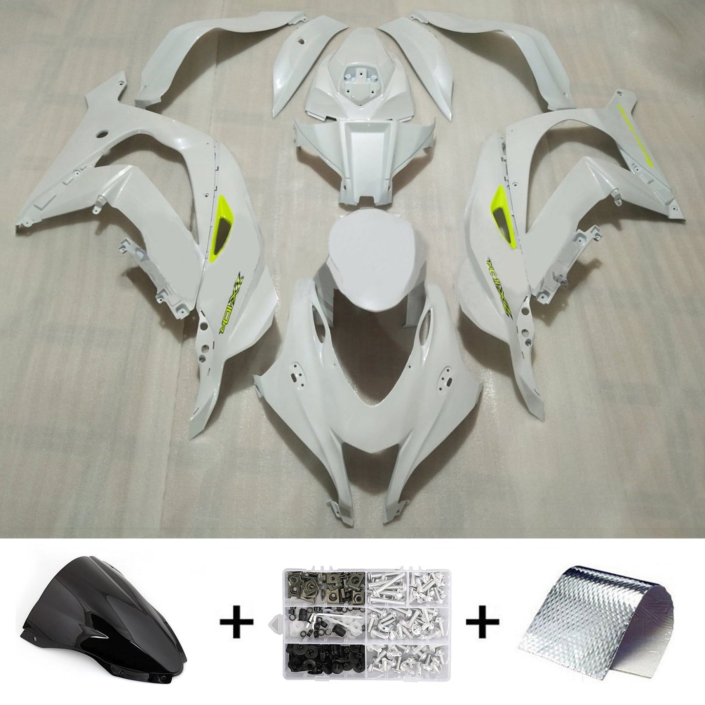 2016-2020 Kawasaki ZX10R Fairing Kit Bodywork Plastic ABS