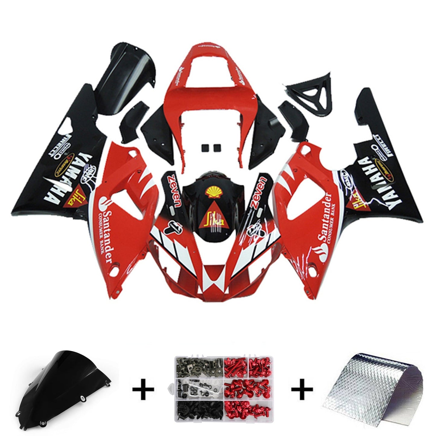 1998-1999 Yamaha YZF 1000 R1 Fairing Kit Bodywork Plastic ABS