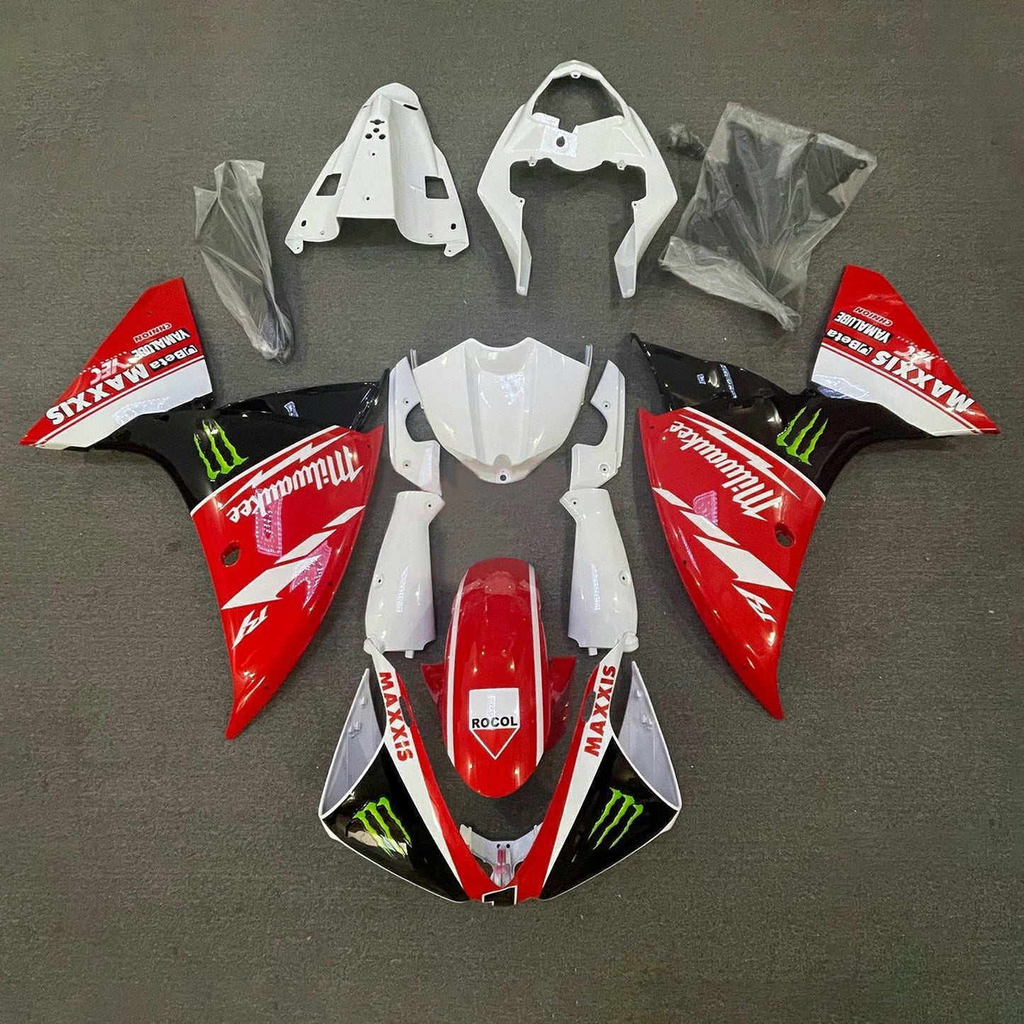2009-2011 Yamaha YZF 1000 R1 Fairing Kit Bodywork Plastic ABS