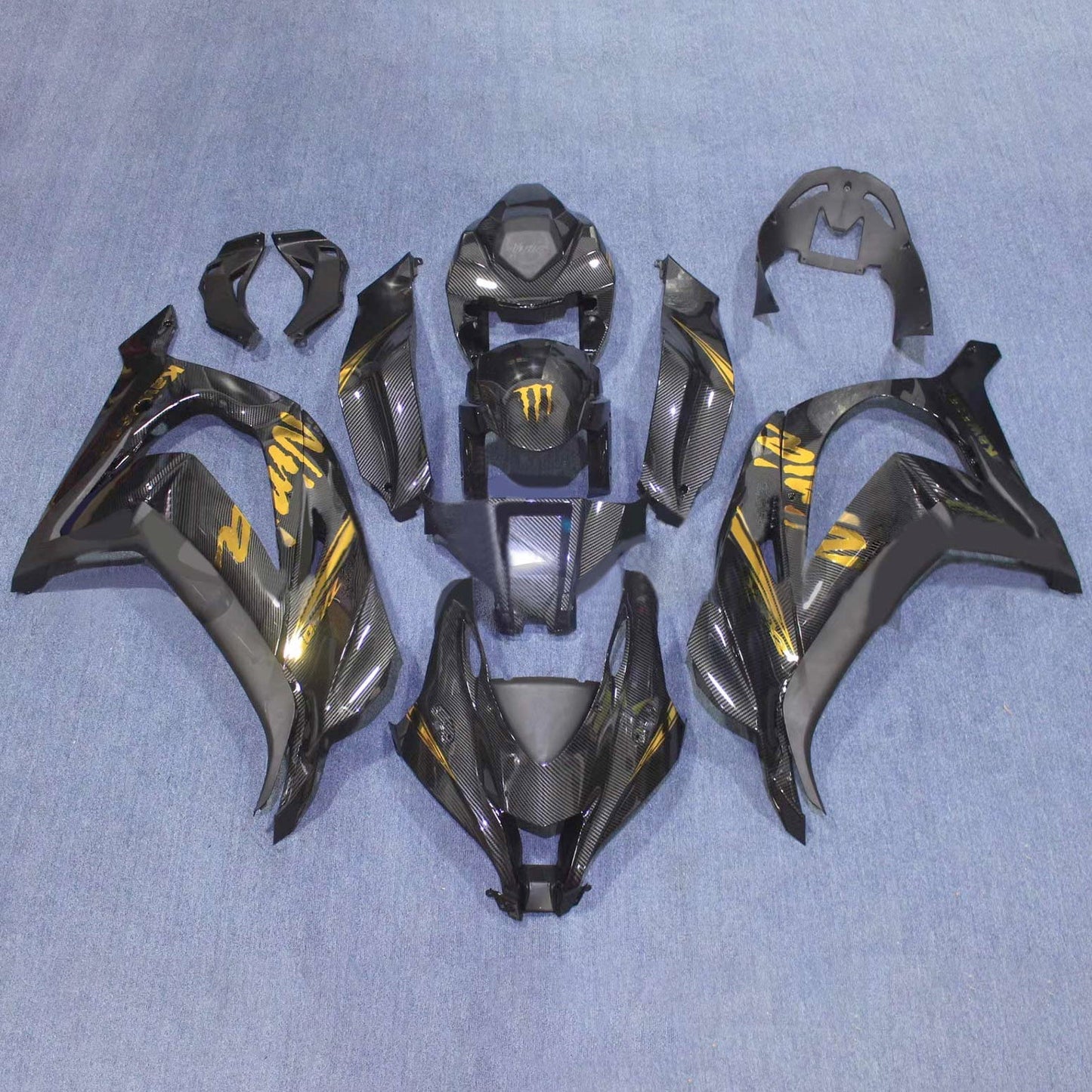 2016-2020 Kawasaki ZX10R Fairing Kit Bodywork Plastic ABS