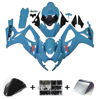 2006-2007 Suzuki GSXR 600/750 K6 Fairing Kit Bodywork Plastic ABS