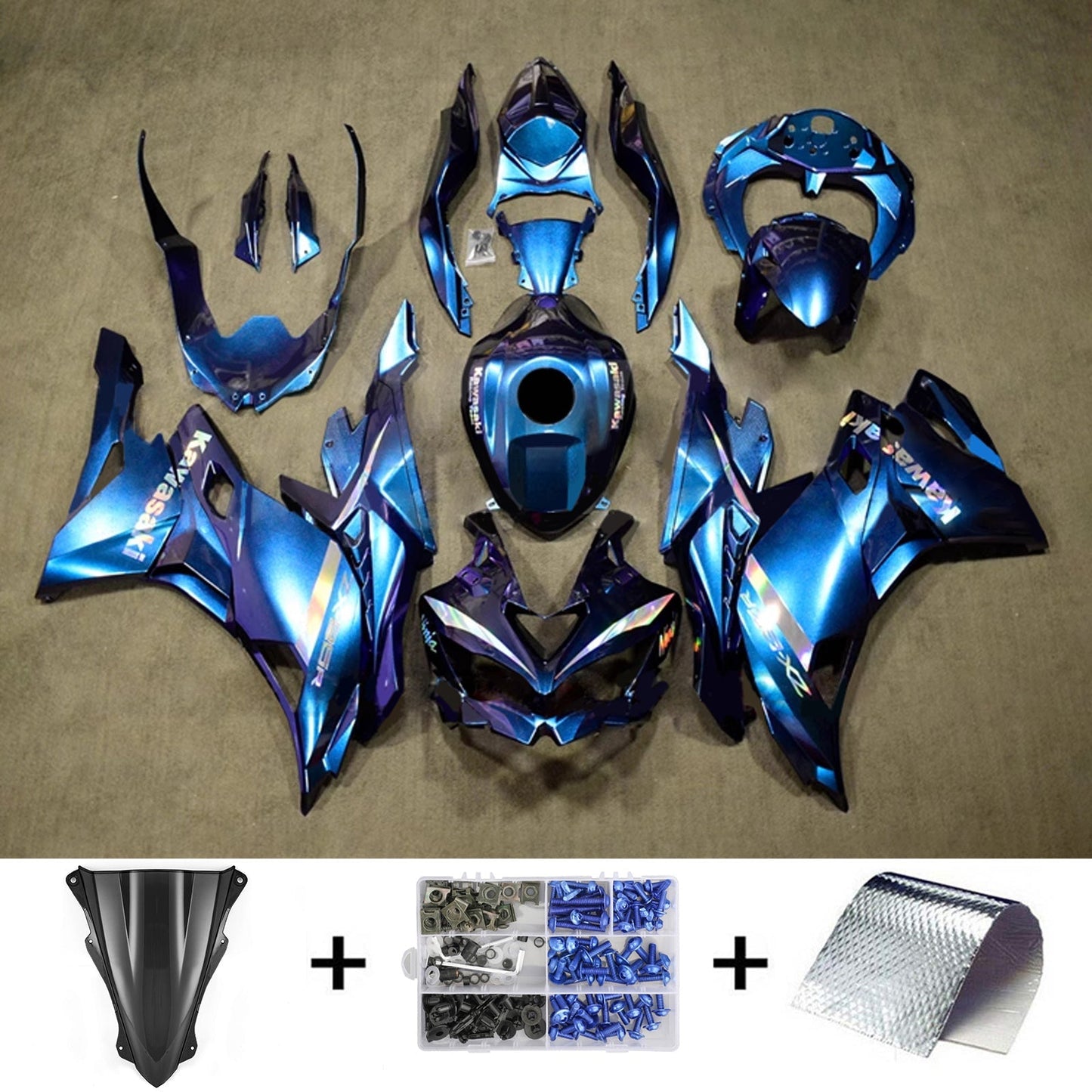 2019-2024 Kawasaki Ninja ZX-25R ZX-4R ZX-4RR Fairing Kit