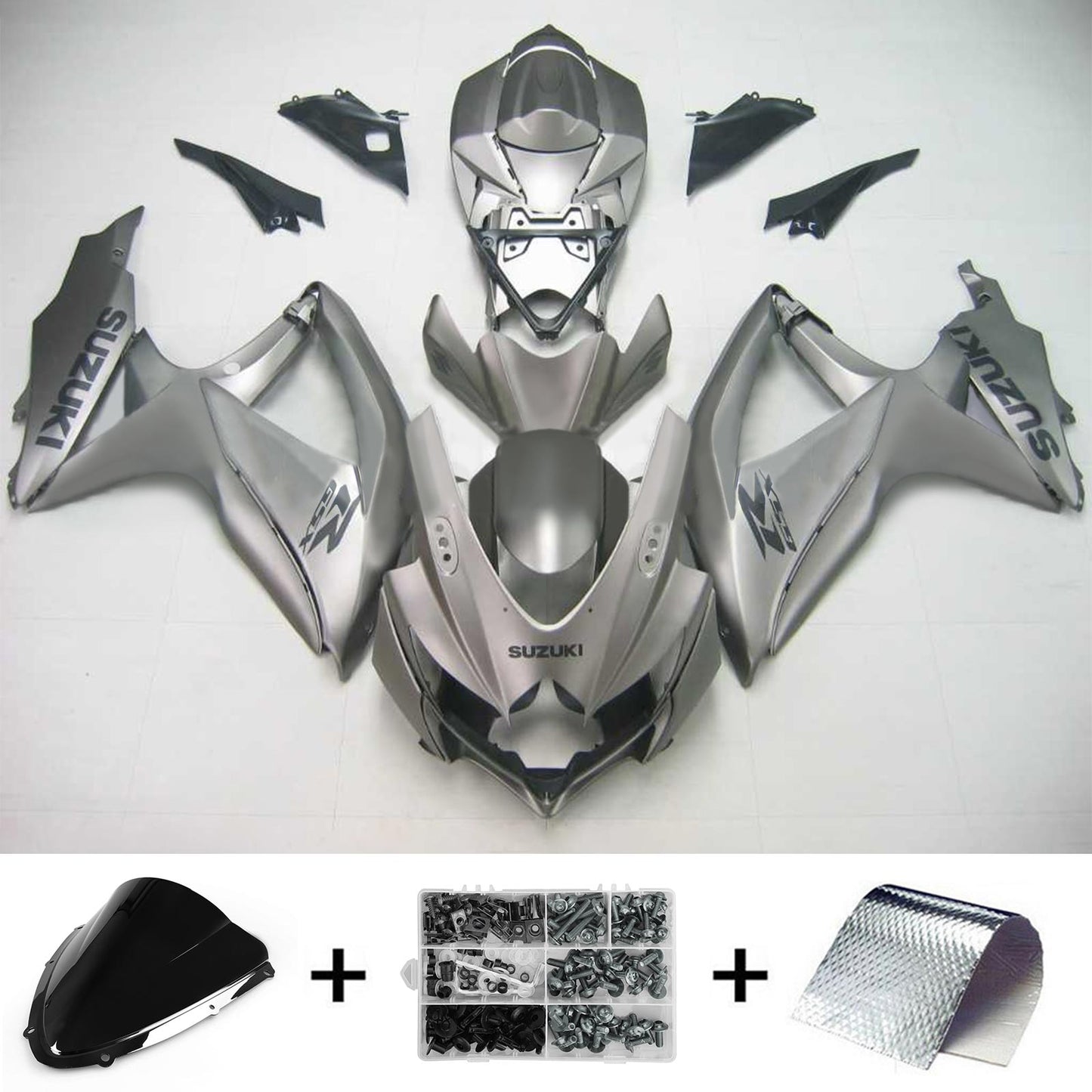 2008-2010 Suzuki GSXR 600/750 Fairing Kit Bodywork Plastic ABS K8