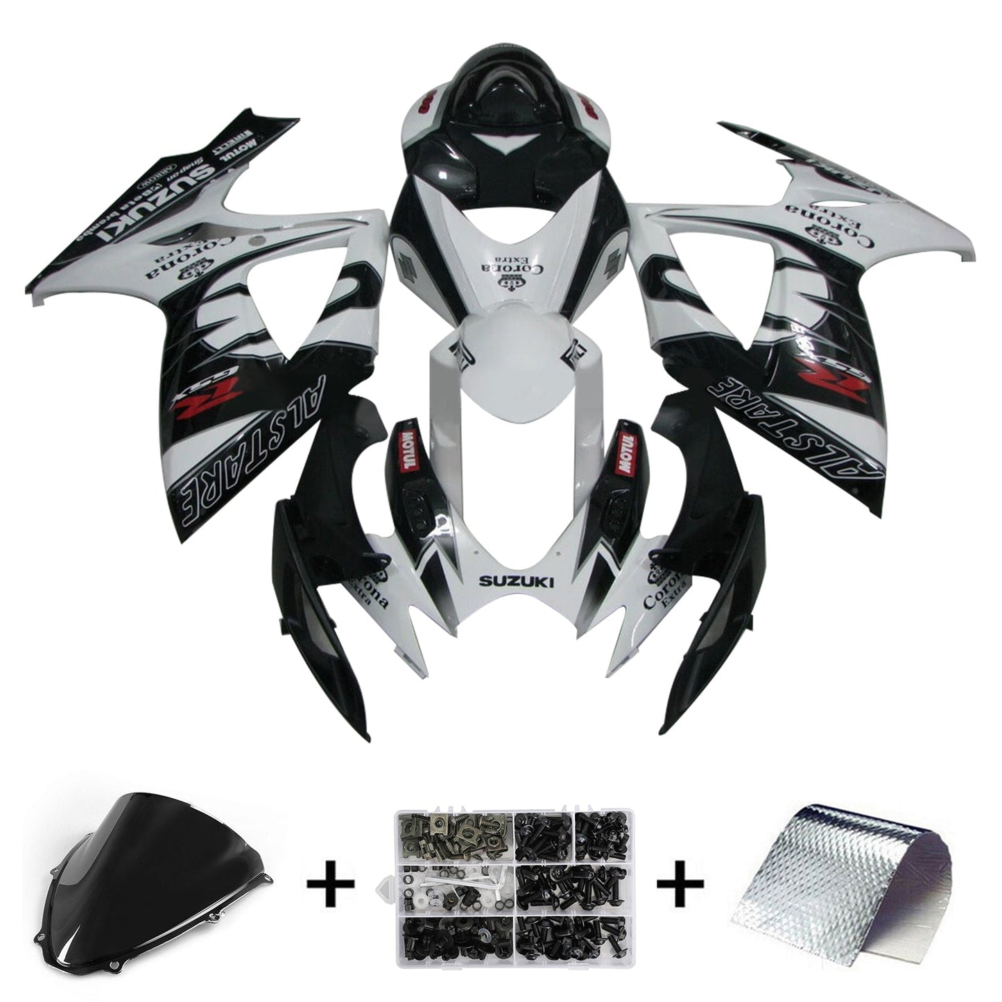 2006-2007 Suzuki GSXR 600/750 K6 Fairing Kit Bodywork Plastic ABS