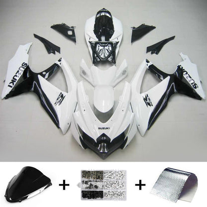 2008-2010 Suzuki GSXR 600/750 Fairing Kit Bodywork Plastic ABS K8