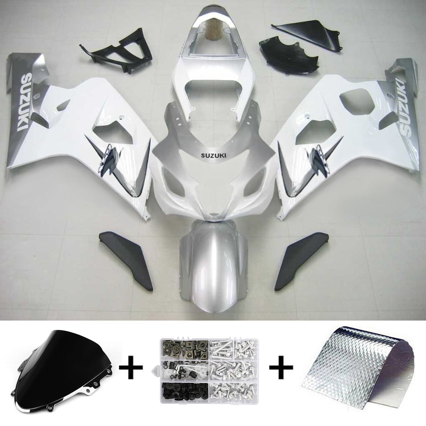 2004-2005 Suzuki GSXR 600/750 Fairing Kit Bodywork Plastic ABS