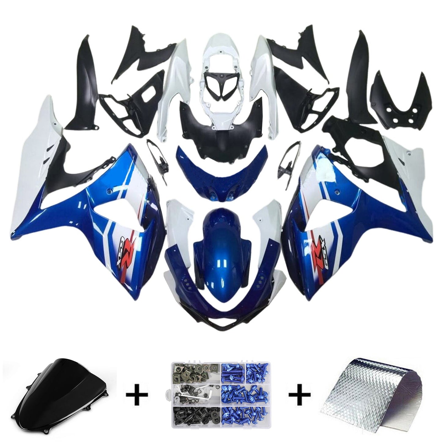 2009-2016 Suzuki GSXR1000 K9 Fairing Kit Bodywork Plastic ABS