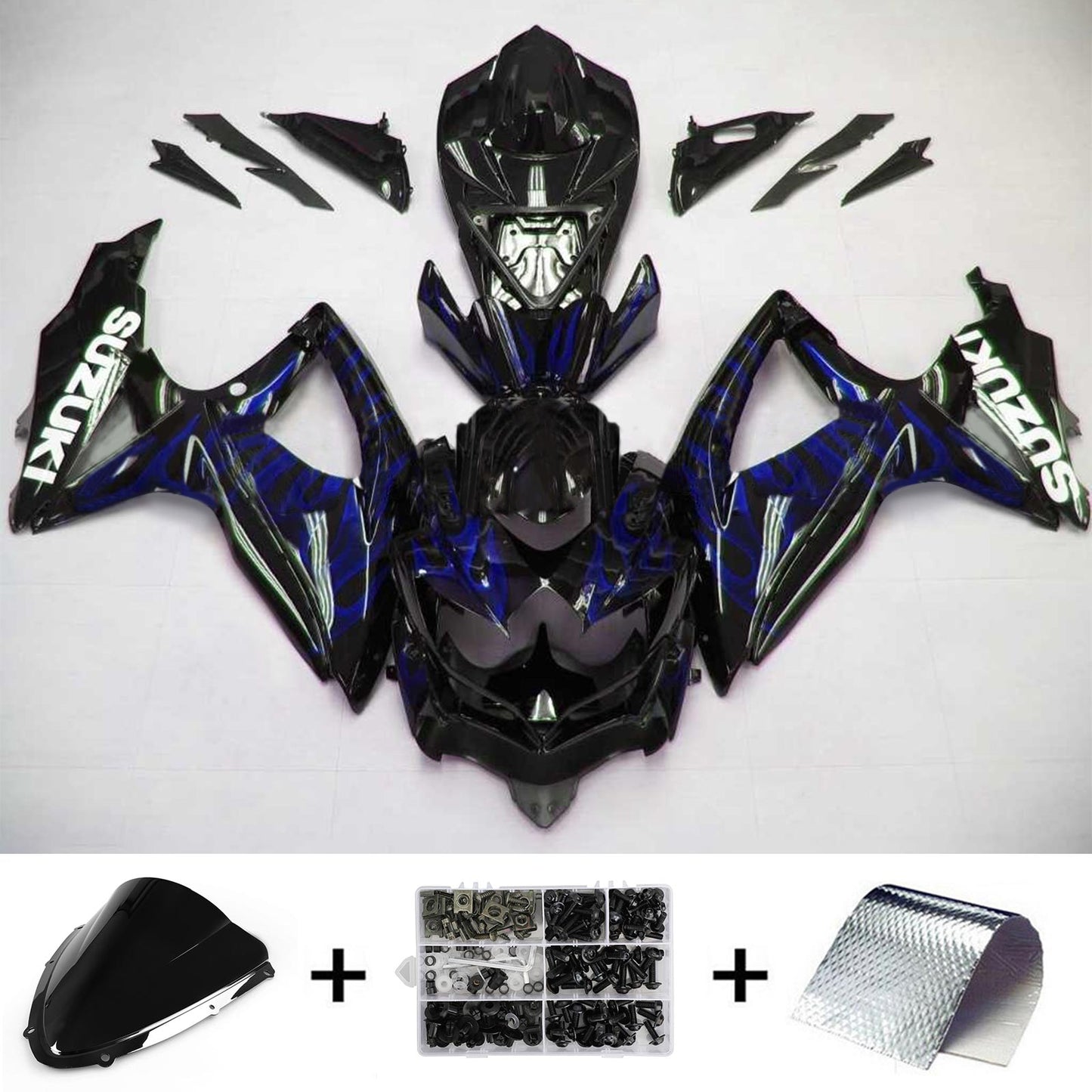 2008-2010 Suzuki GSXR 600/750 K8 Fairing Kit Bodywork Plastic ABS
