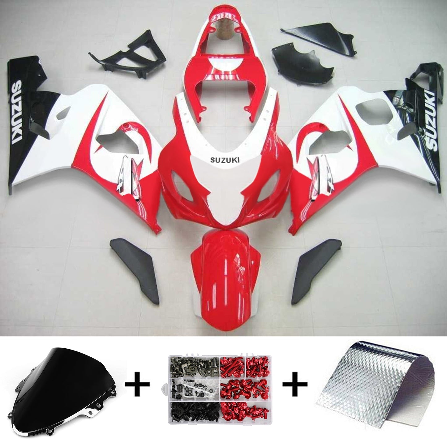 2004-2005 Suzuki GSXR 600/750 Fairing Kit Bodywork Plastic ABS