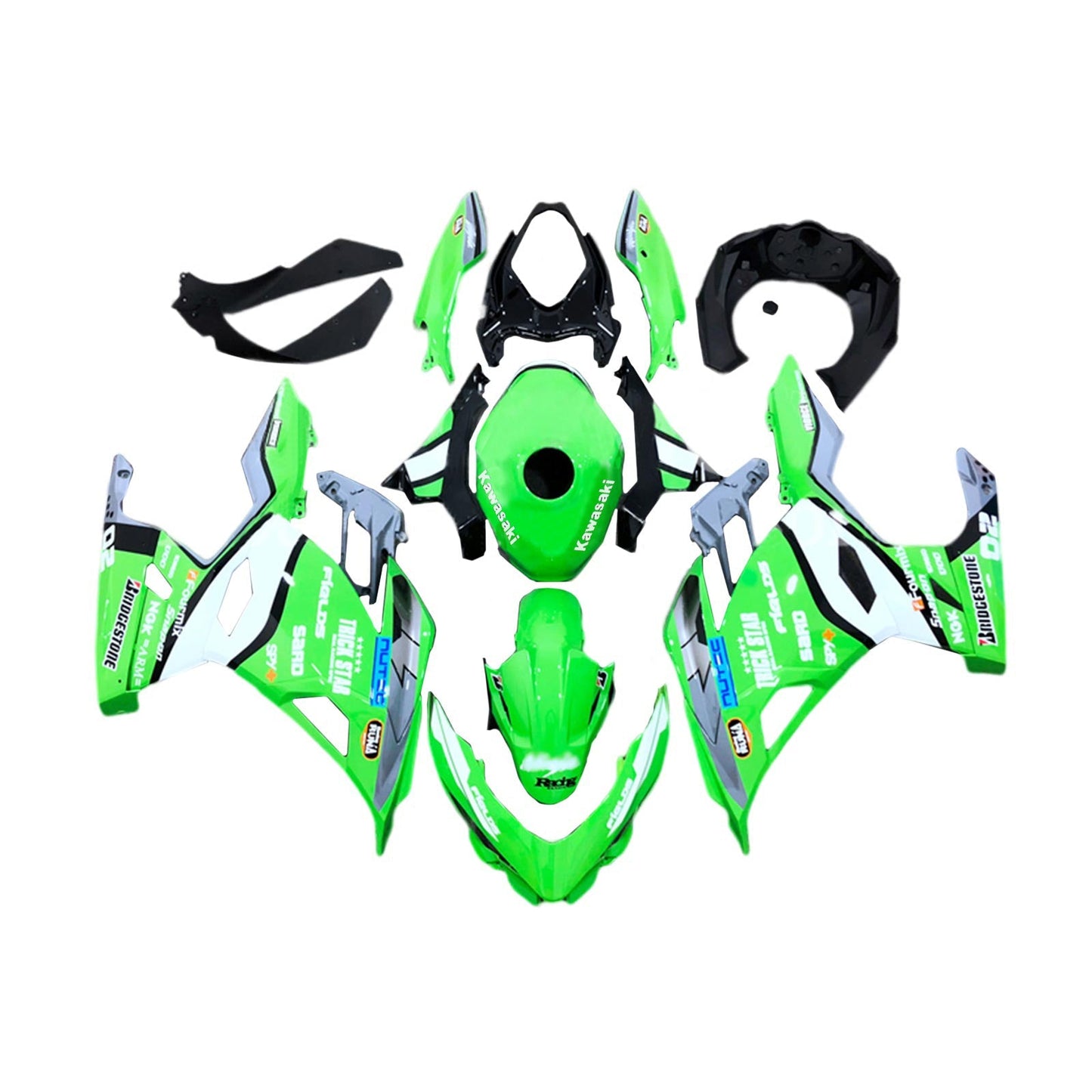 2018-2024 Kawasaki EX400 Ninja400 Fairing Kit Bodywork Plastic ABS
