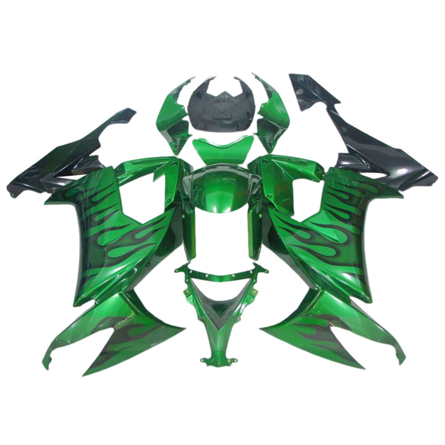 2008-2010 Kawasaki ZX10R Fairing Kit Bodywork Plastic ABS