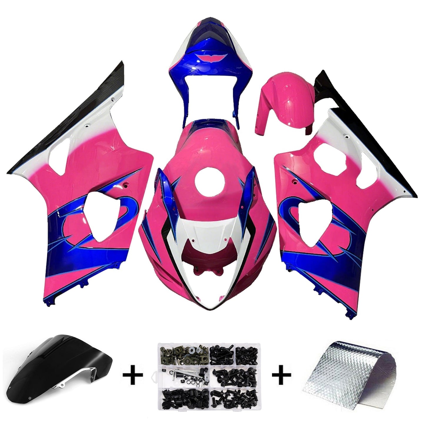 2003-2004 Injection Fairing Kit Bodywork Plastic ABS For Suzuki GSXR1000 K3