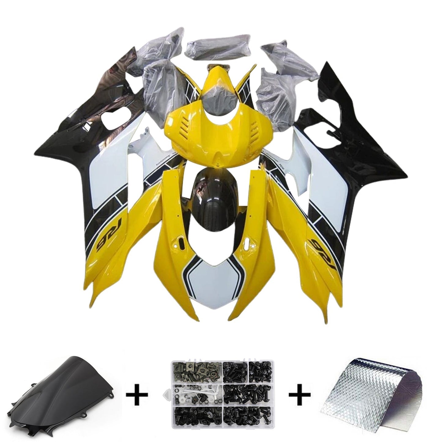 2017-2023 Yamaha YZF-R6 Fairing Kit Bodywork Plastic ABS