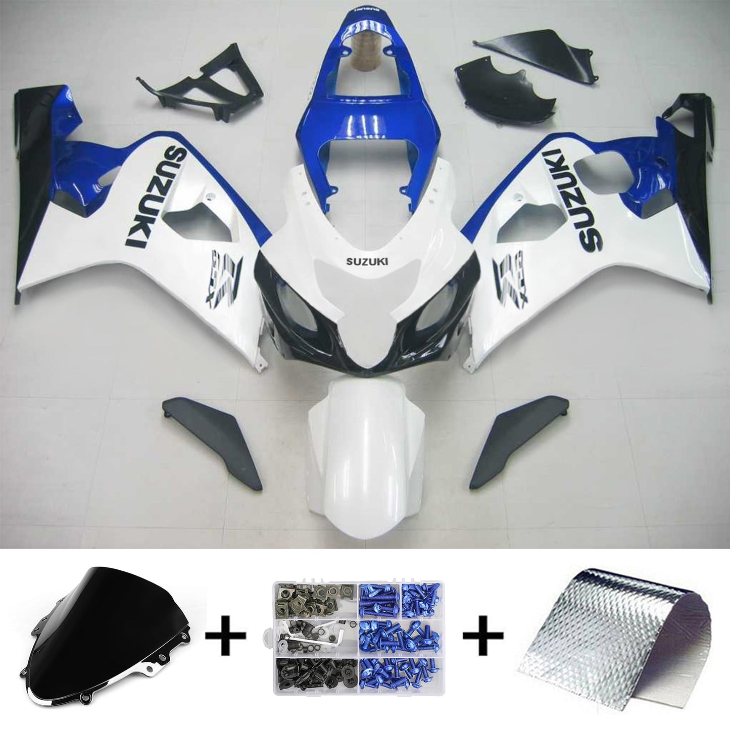 2004-2005 Suzuki GSXR 600/750 Fairing Kit Bodywork Plastic ABS