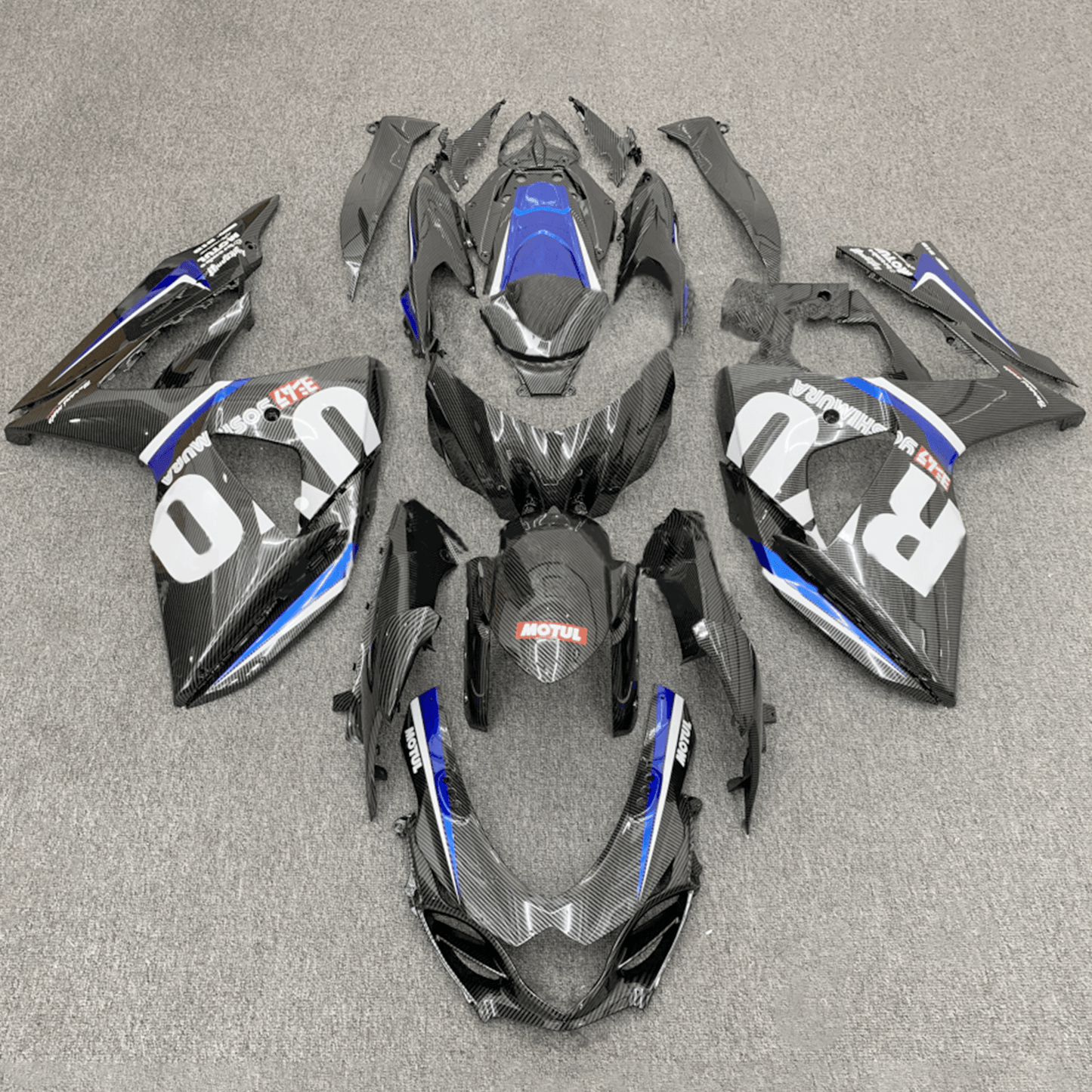 2017-2024 Suzuki GSXR1000 K17 Fairing Kit Bodywork Plastic ABS