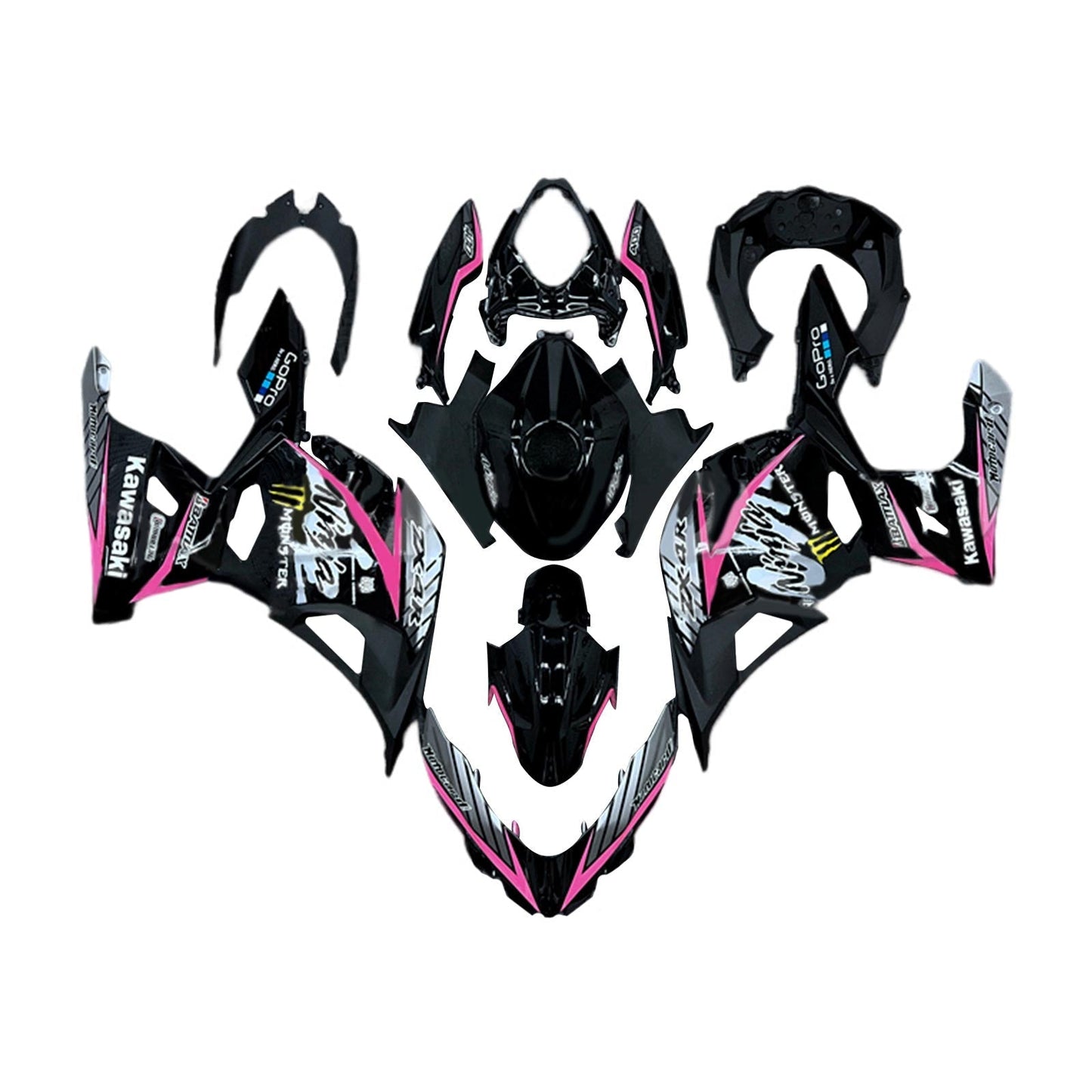 2018-2024 Kawasaki EX400 Ninja400 Fairing Kit Bodywork Plastic ABS