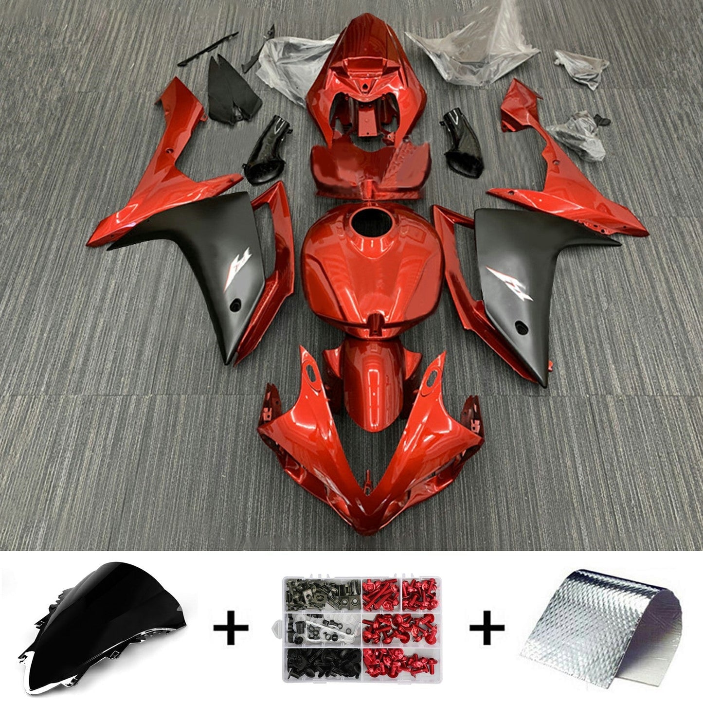 2007-2008 Yamaha YZF 1000 R1 Fairing Kit Bodywork Plastic ABS