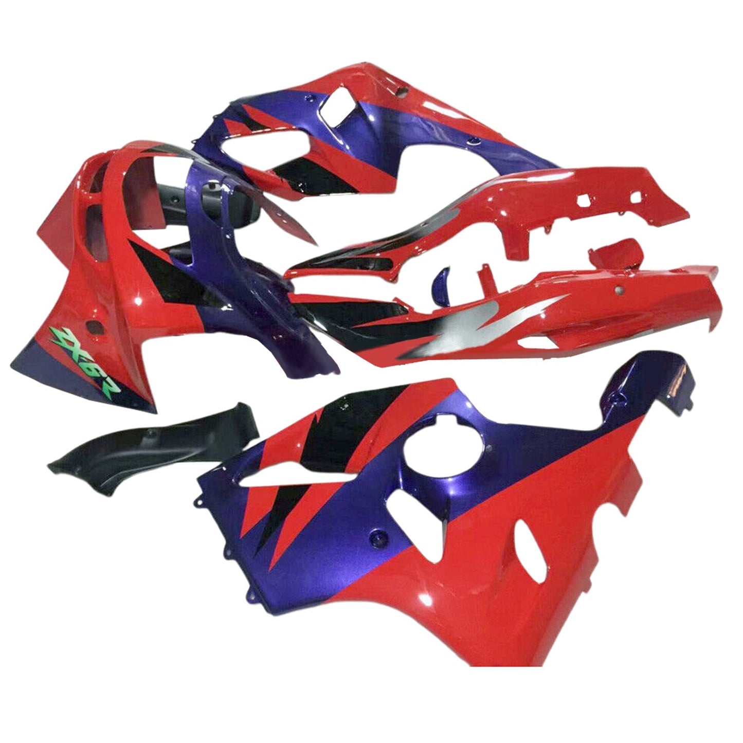 1994-1997 Kawasaki ZX-6R Fairing Kit Bodywork Plastic ABS