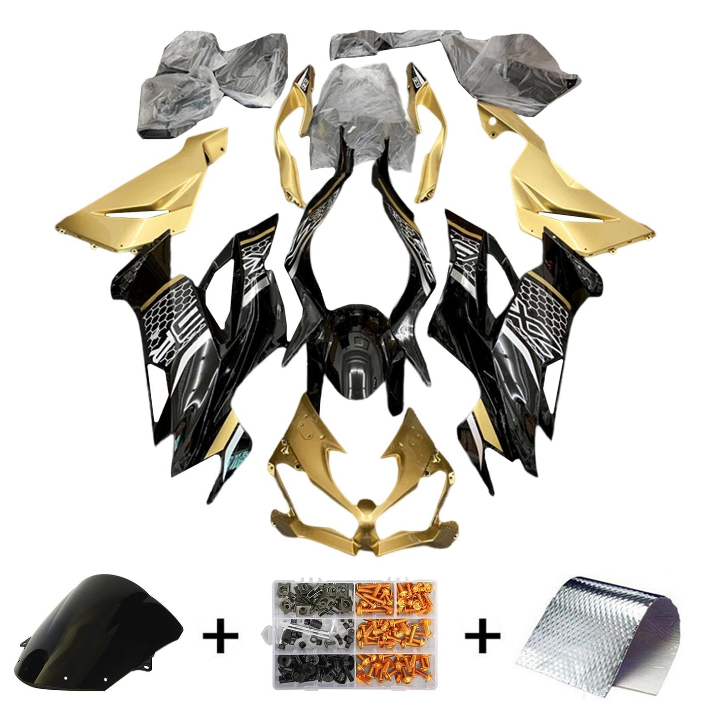 2019-2023 Kawasaki ZX6R Fairing Kit Bodywork Plastic ABS