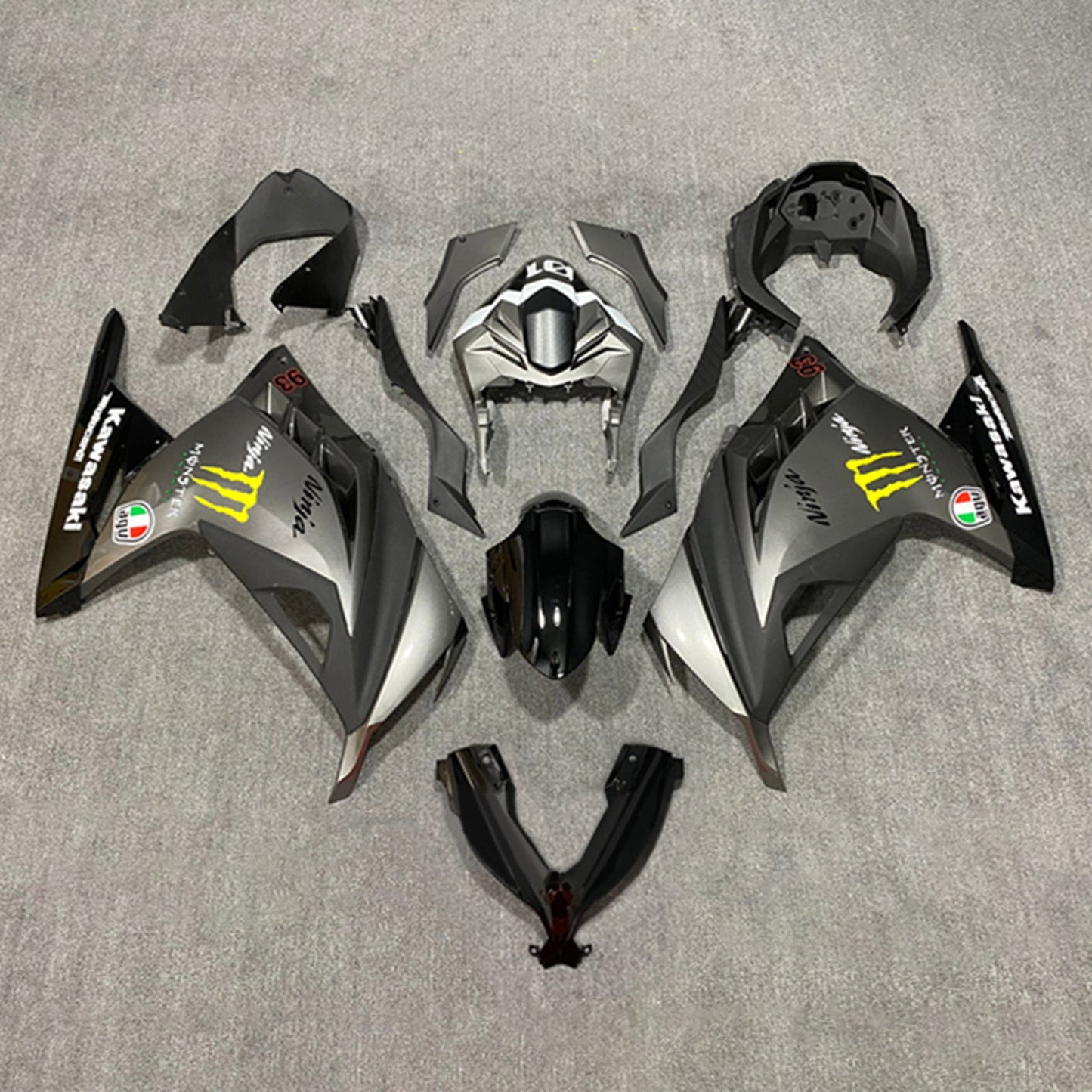 2013-2024 Kawasaki EX300 Ninja300 Fairing Kit Bodywork Plastic ABS